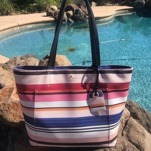 Kate Spade striped tote